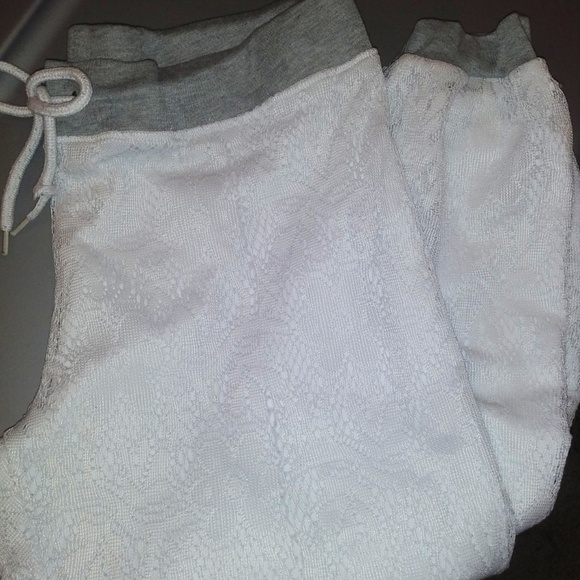 Lace Jogger Pants - Picture 8 of 8